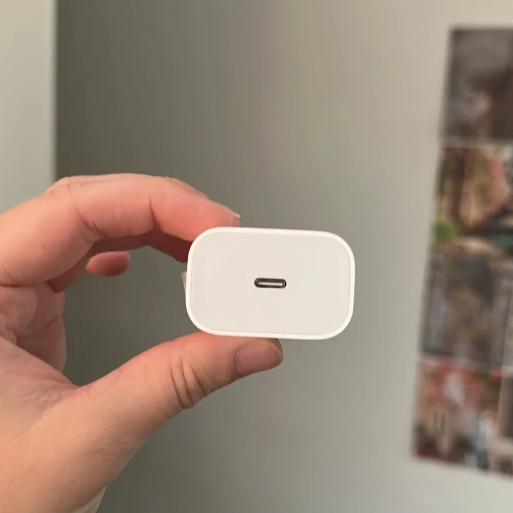White USB Wall Charger with Cable